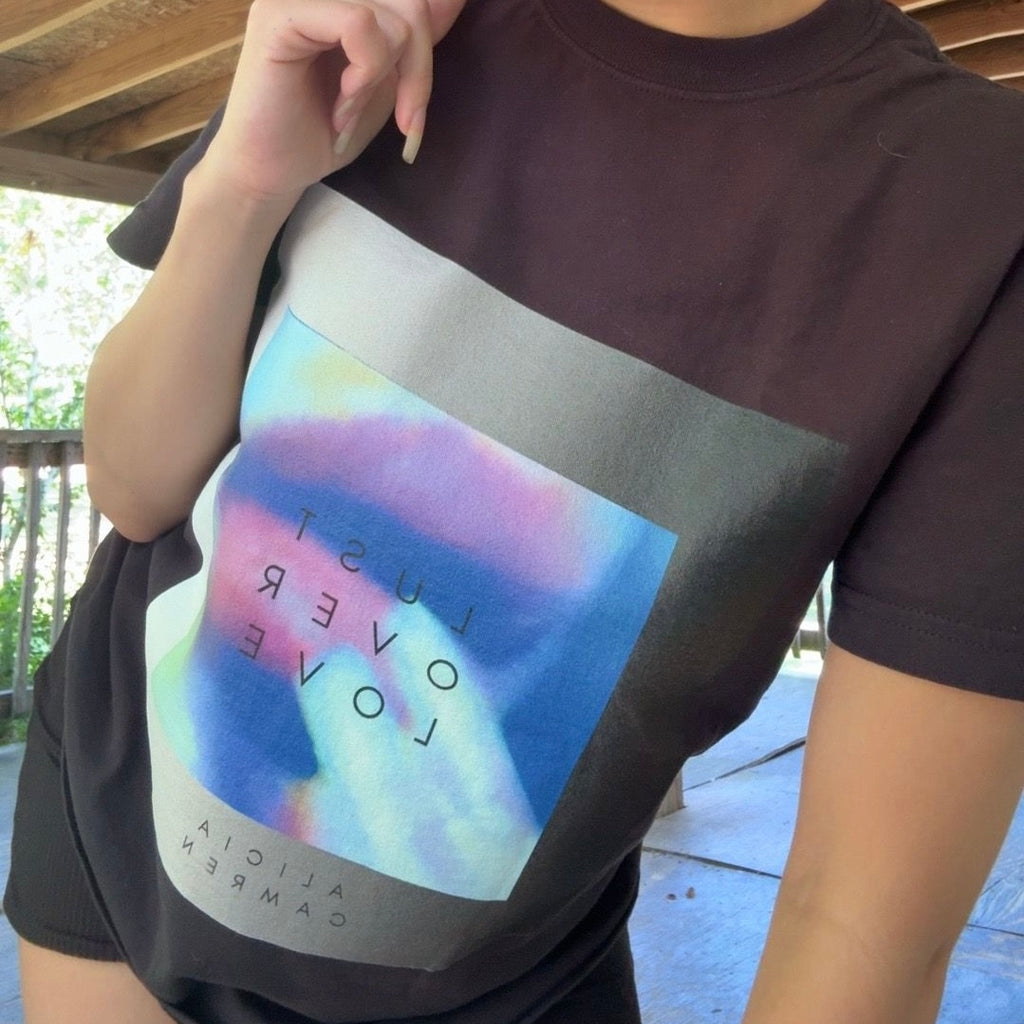Unisex Lust Over Love Album Cover Tee